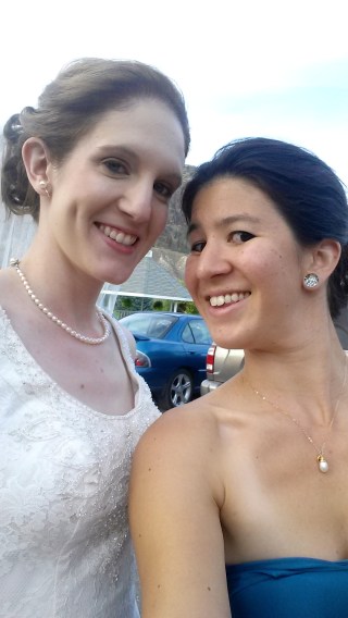 The beautiful bride & I!