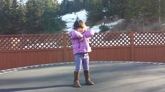 Showing us the "Gun Show!"